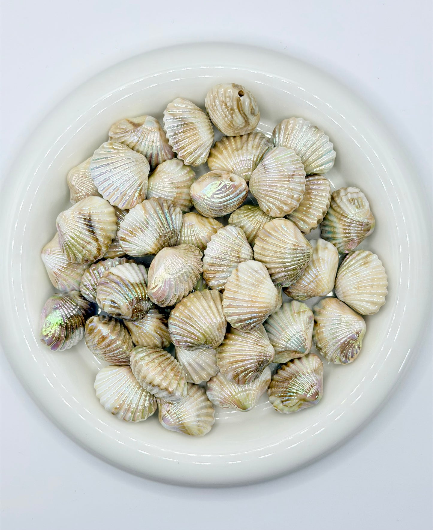25mm Seashell Acrylic Beads (1PC)