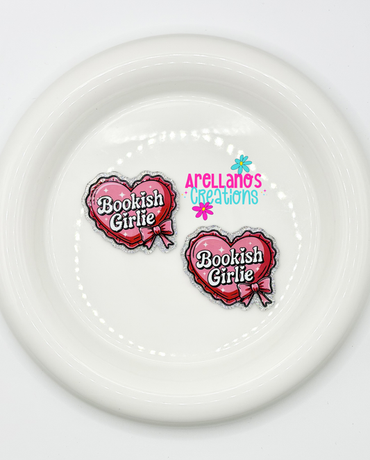 #61 Bookish Girlie - Acrylic Flatback