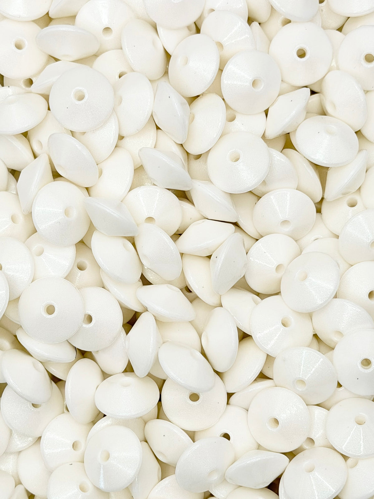 15mm Opal Silicone Lentil Spacers (1ct) CUSTOM