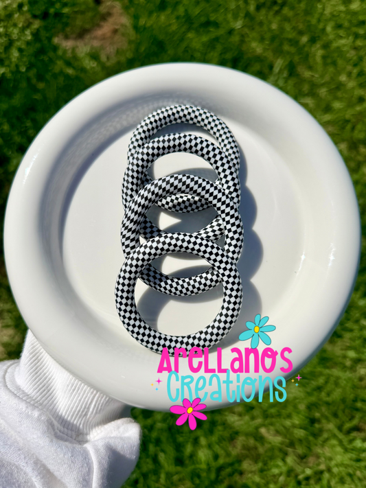 65mm small checkered silicone ring