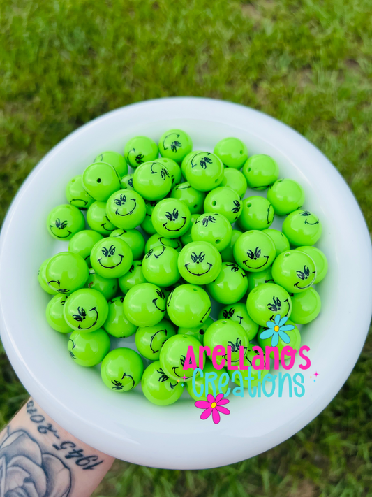 20mm grenchy bubblegum beads
