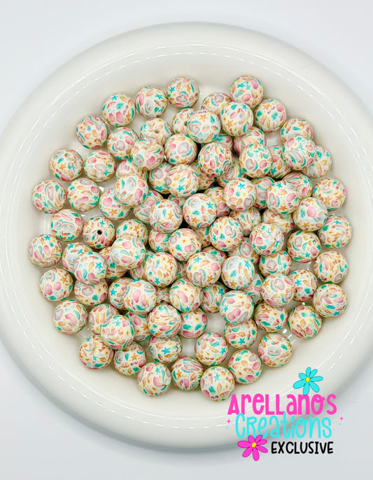 15mm Seashells & Clams Paradise Silicone Beads (1ct) EXCLUSIVE