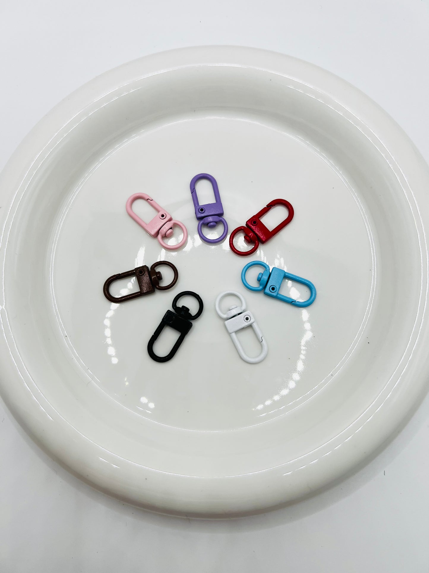 Small Swivel lobster clasp (7 color options)