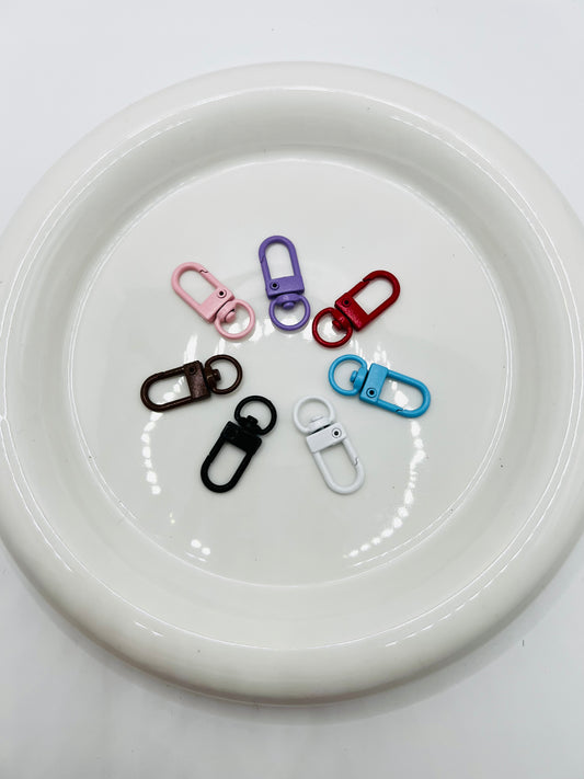 Small Swivel lobster clasp (7 color options)