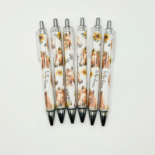 Just A Girl Who Loves Horses Ball Point Pen (1ct)