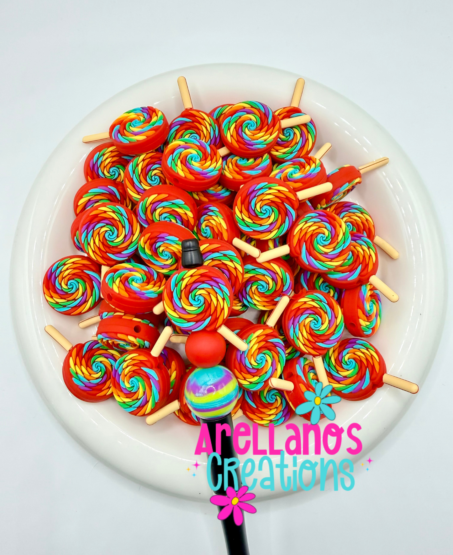 3D old fashioned lollipop EXCLUSIVE focal