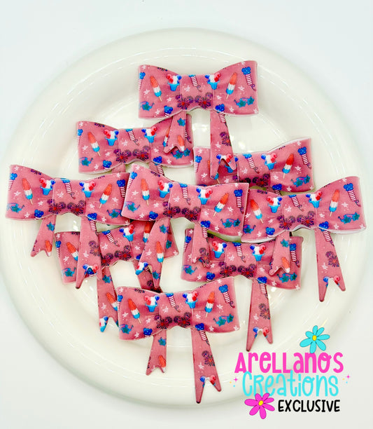 #252 Inspired 4th Of July Treats Large Bow Focal EXCLUSIVE