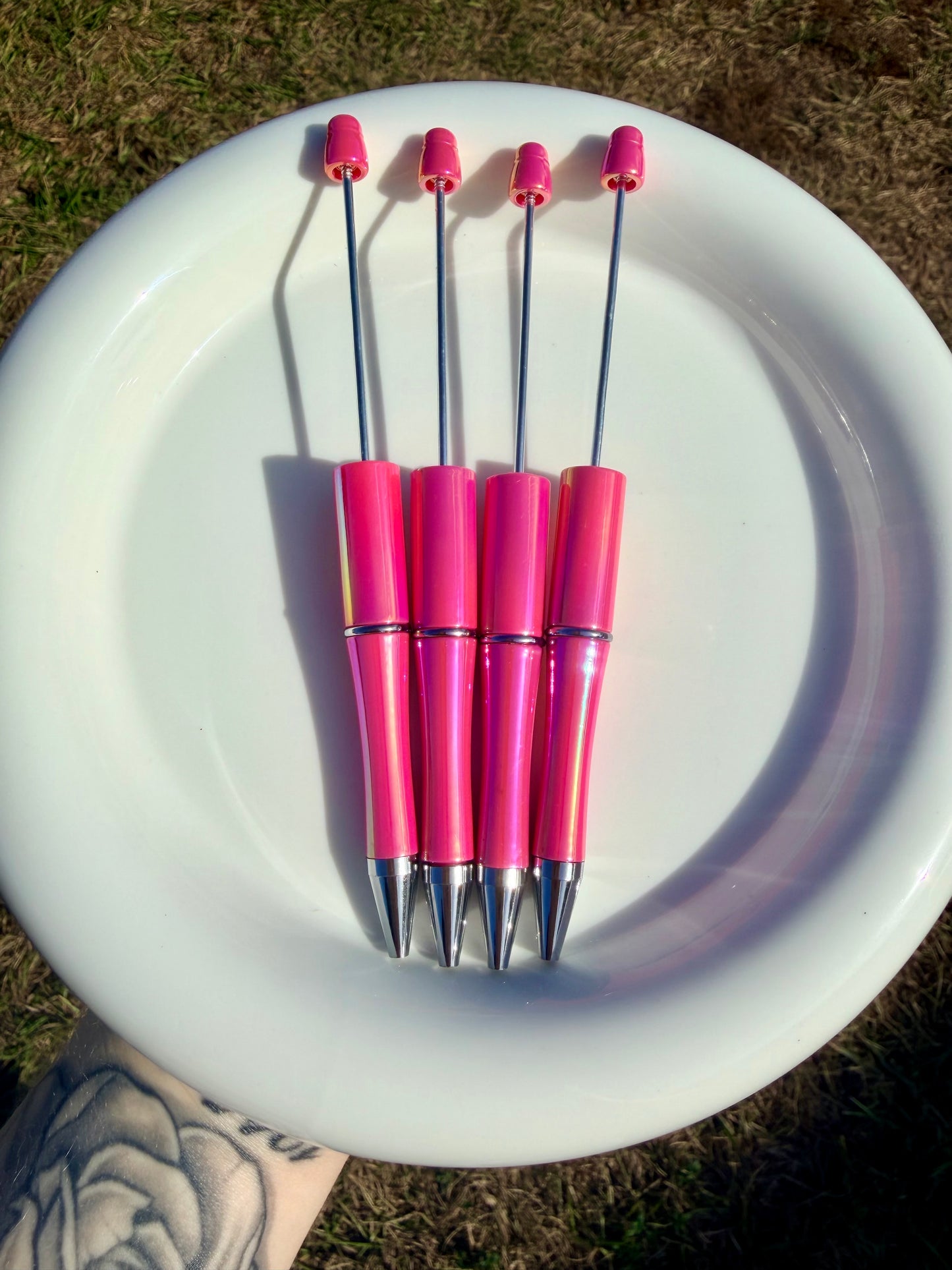 Fruit punch opal beadable pen (1PC)