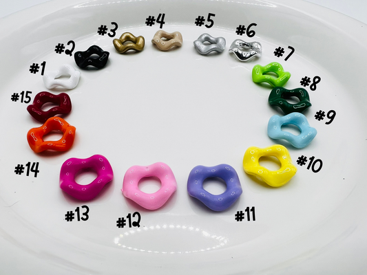 15mm glossy wavy acrylic spacers
