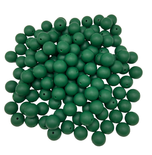 Hunter Green 15mm Solid Silicone