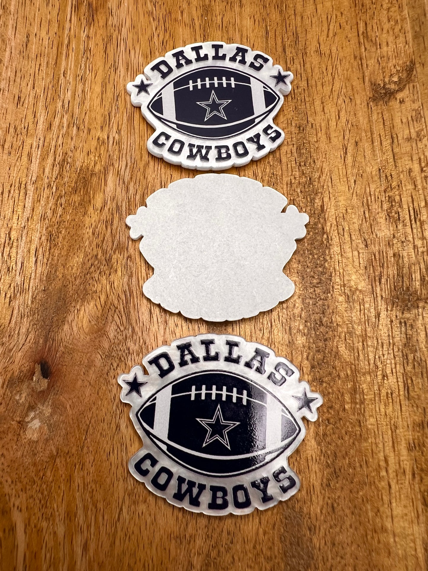 D. Cowboys flatback acrylic (sold individually)