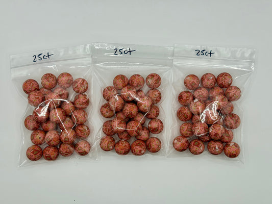 Spicy book club 25ct 15mm silicone beads