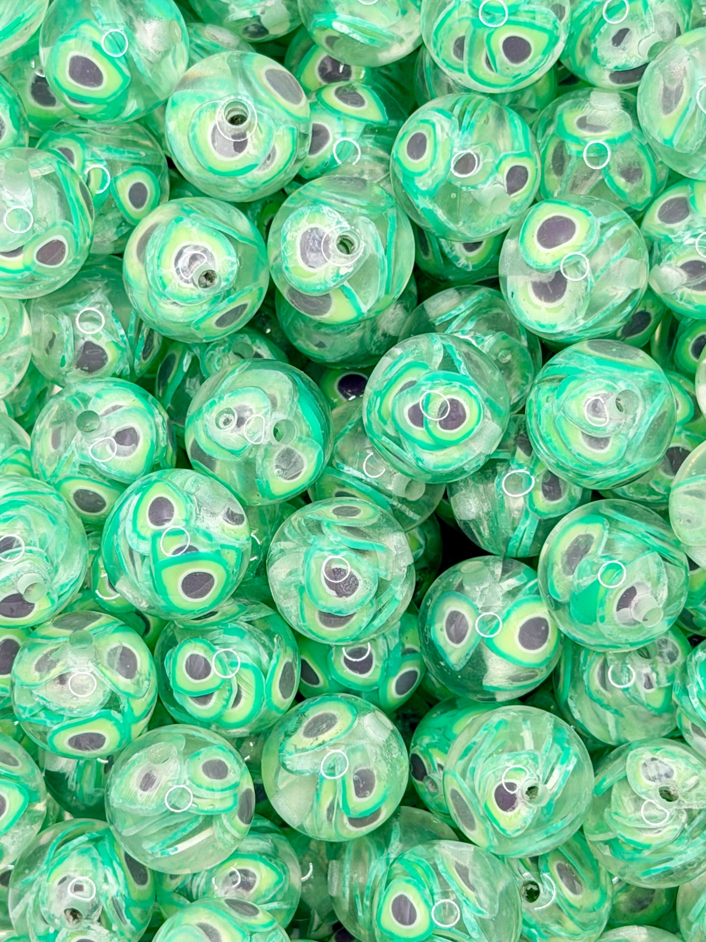 16mm Fruit Acrylic Beads (Pack of 10 Per Design)