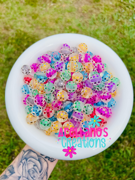15mm acrylic beads – Arellanos Creations