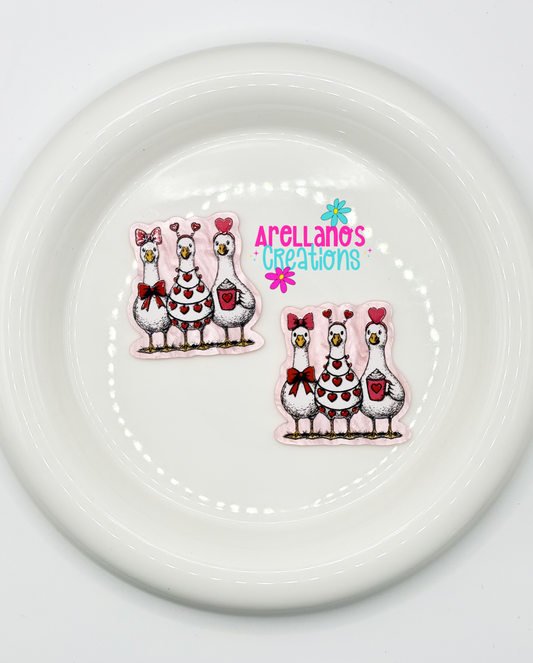 #56 Love Goose - Acrylic Flatback