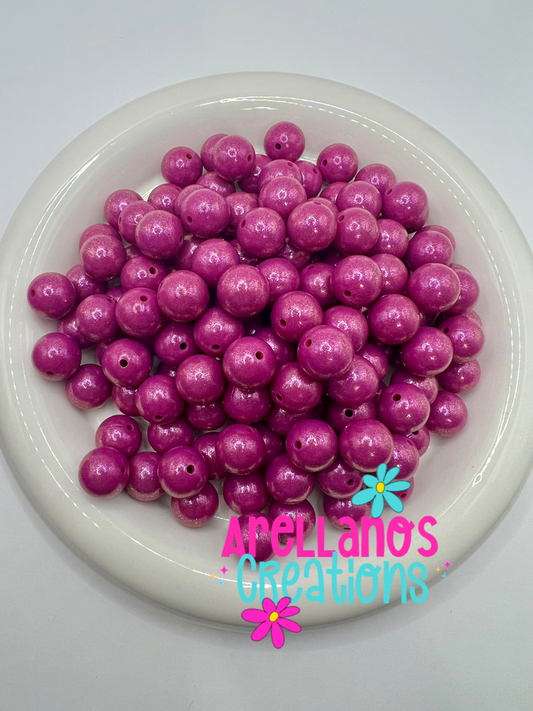 15mm berry cocktail opal silicone beads
