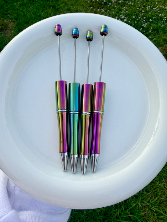 Black galaxy opal beadable pen (1PC)