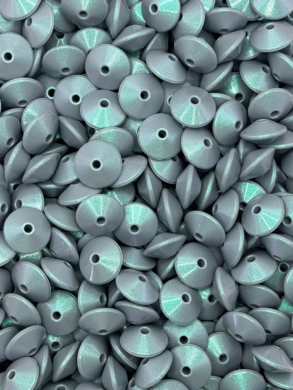 15mm Opal Silicone Lentil Spacers (1ct) CUSTOM