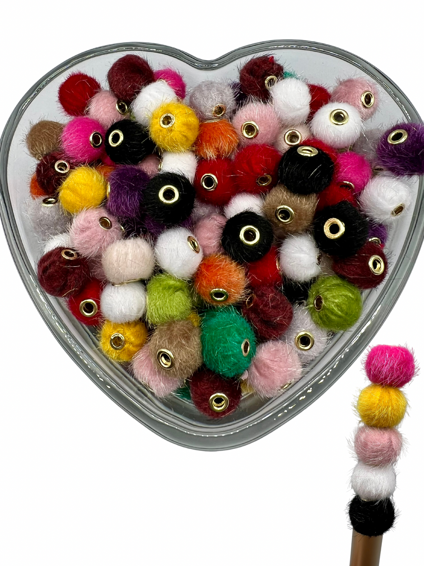 Pom Pom Spacer Mix #3 - 20pcs