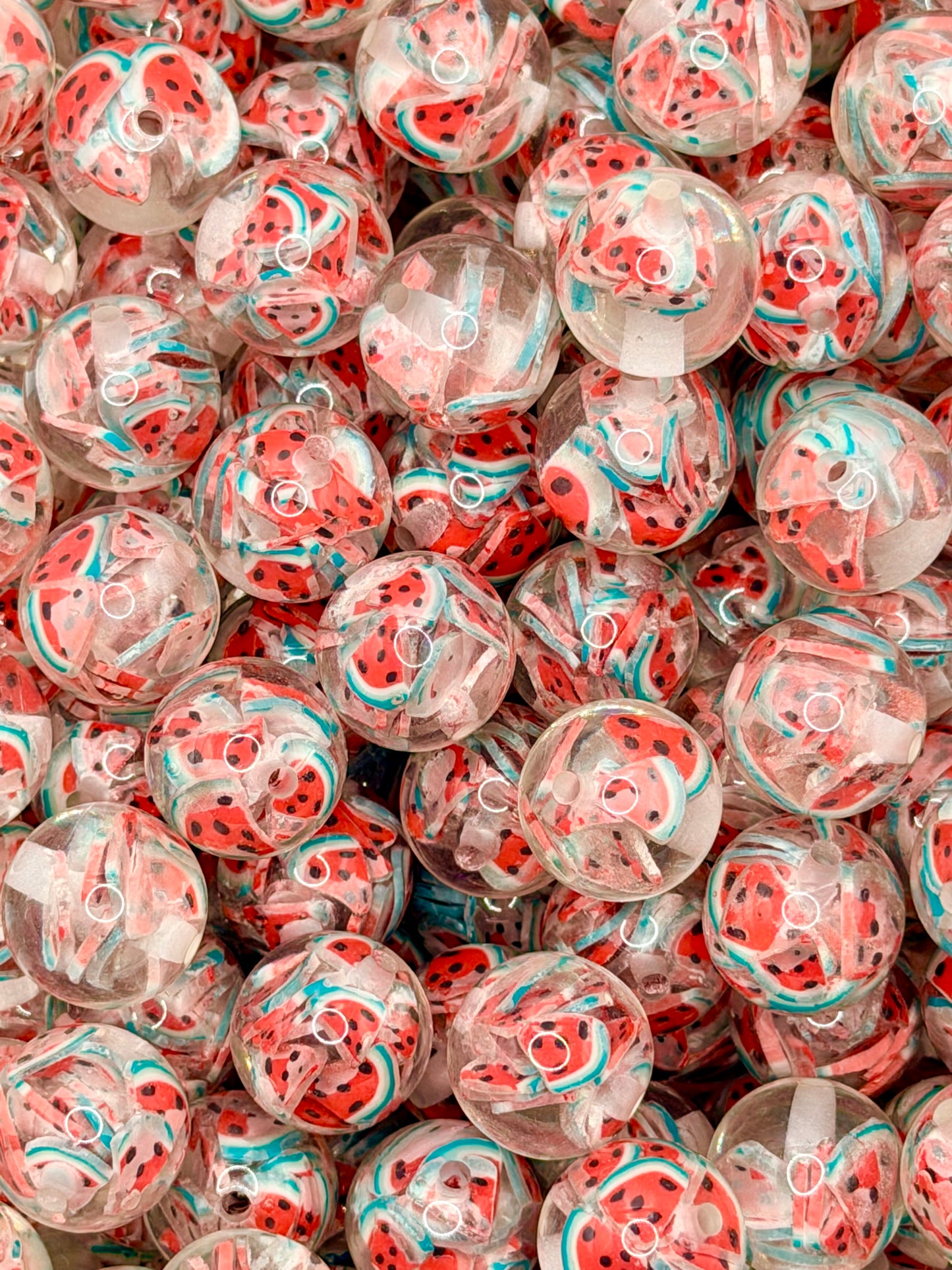 16mm Fruit Acrylic Beads (Pack of 10 Per Design)