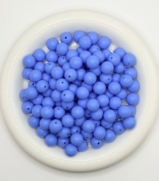 SL-131 15mm Dodger Blue liquid silicone beads