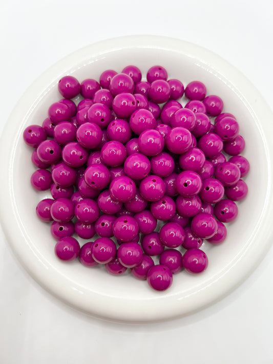 15mm berry cocktail liquid silicone beads