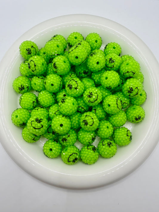 RB-143 20mm Mr. Mean rhinestone bead