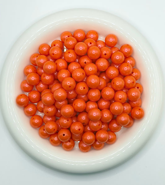 SO-122 15mm orange opal silicone beads