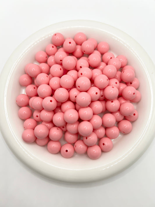 15mm soft pink liquid silicone beads