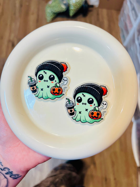 #13 franky ghost - acrylic flatback