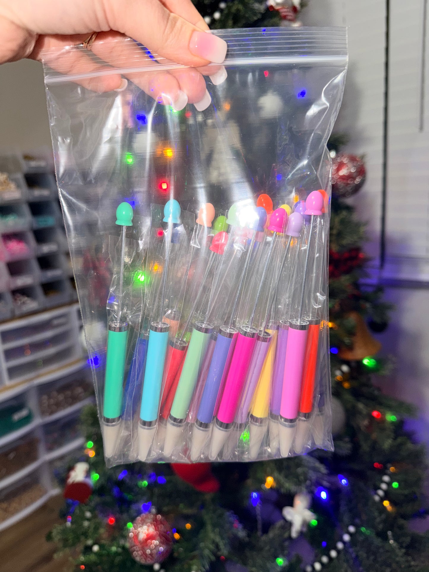 Beadable wax tip pens (DESTASH) for diamond art & etc (PACK OF 20 MIX)