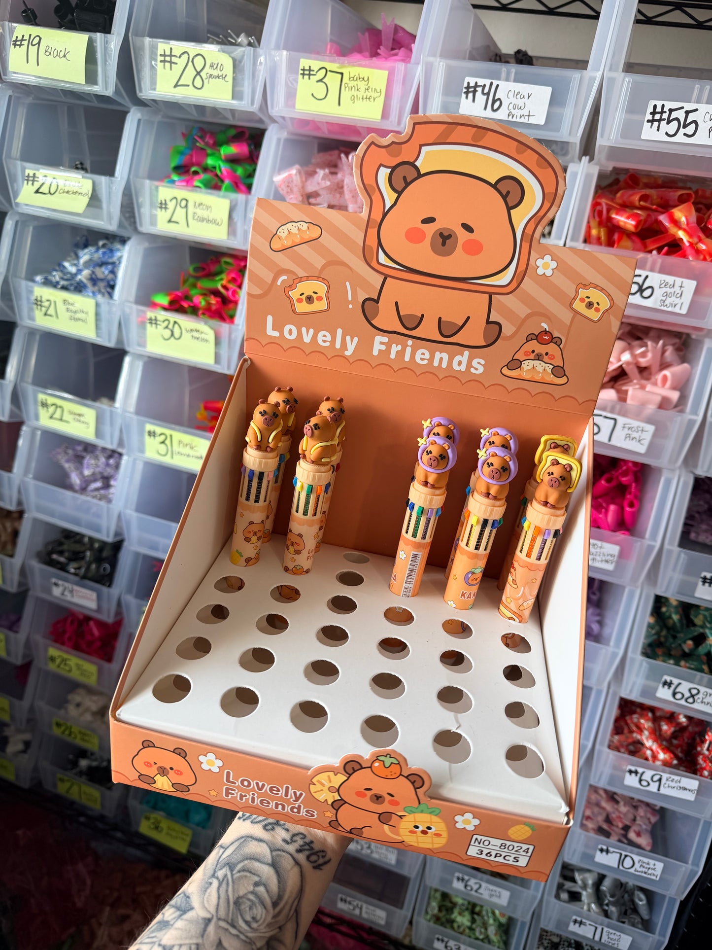 Character MultiColor Pens (1PC) Cinnaa OR Capybara